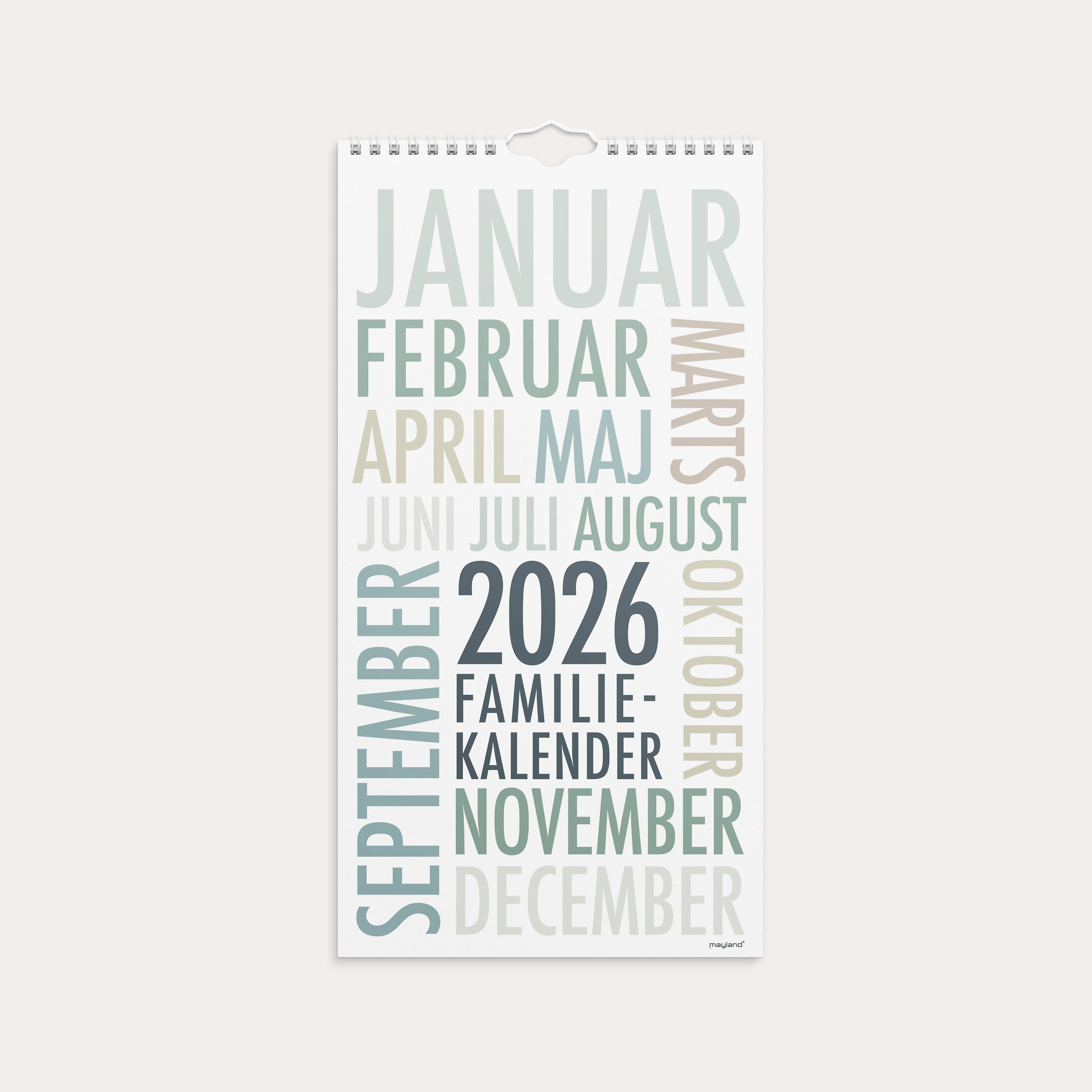 Familiekalender TrendArt 2026