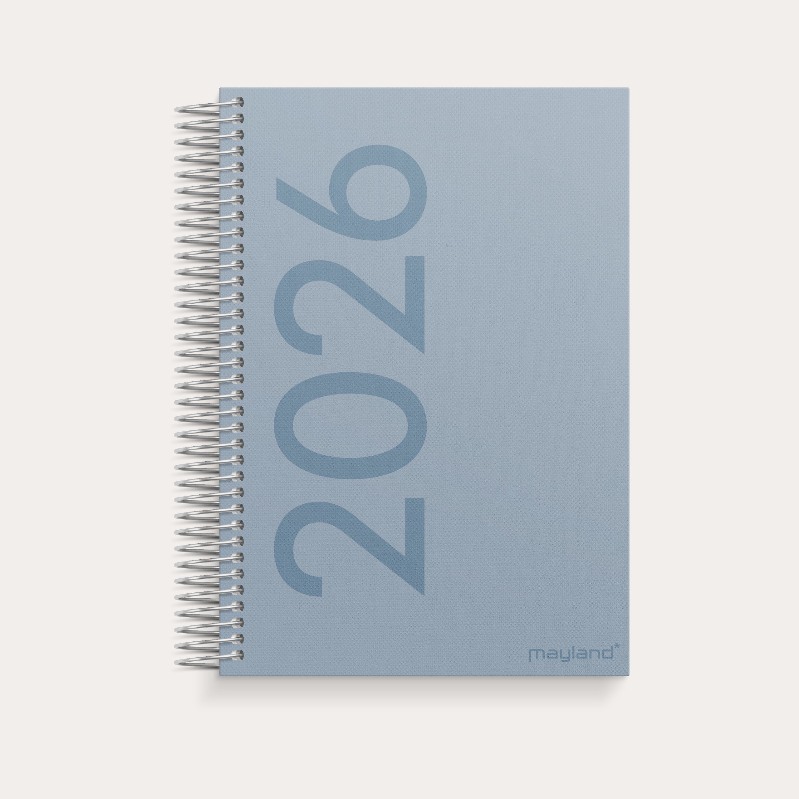 Dagkalender tekstilpræg 2026