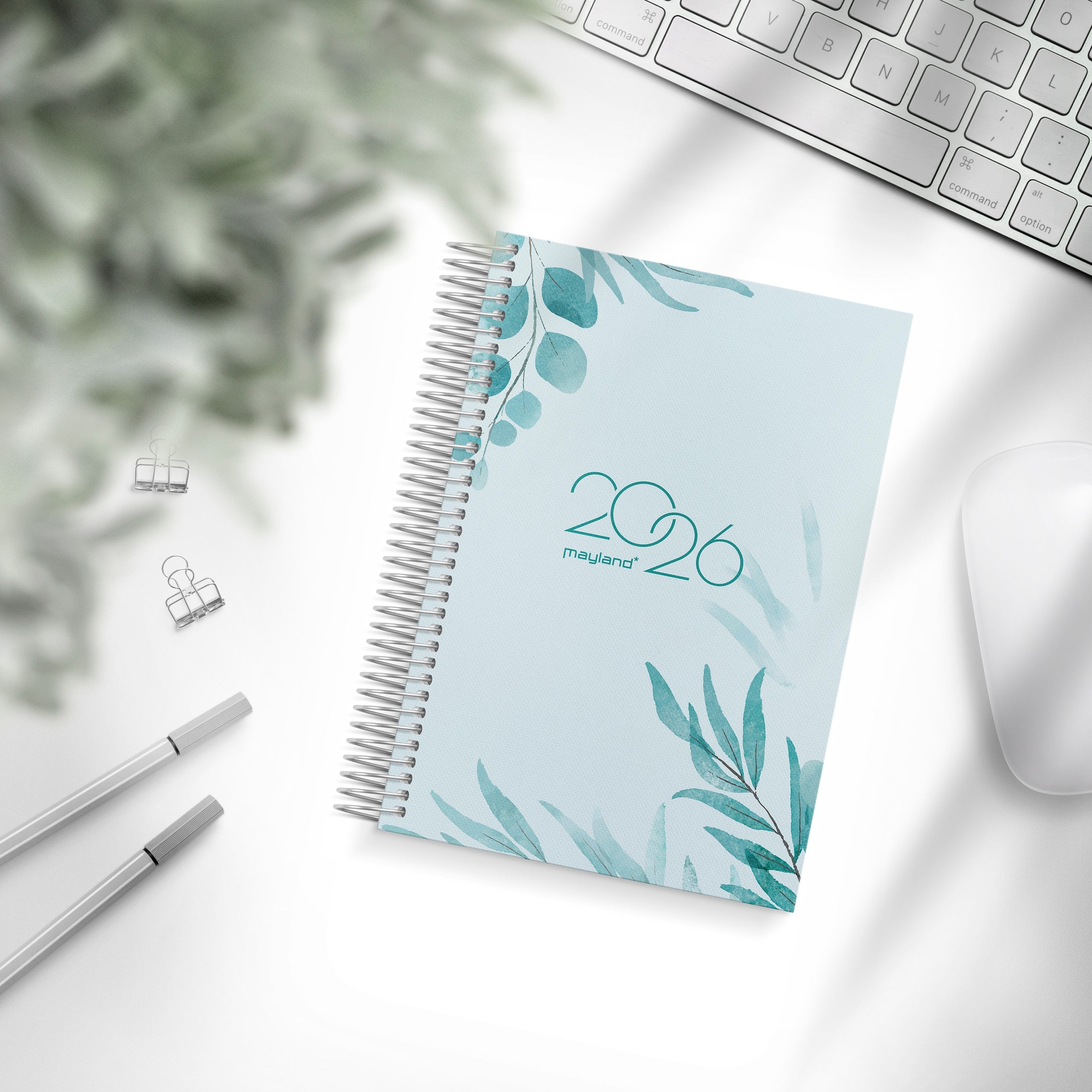 Dagkalender mønstret karton 2026