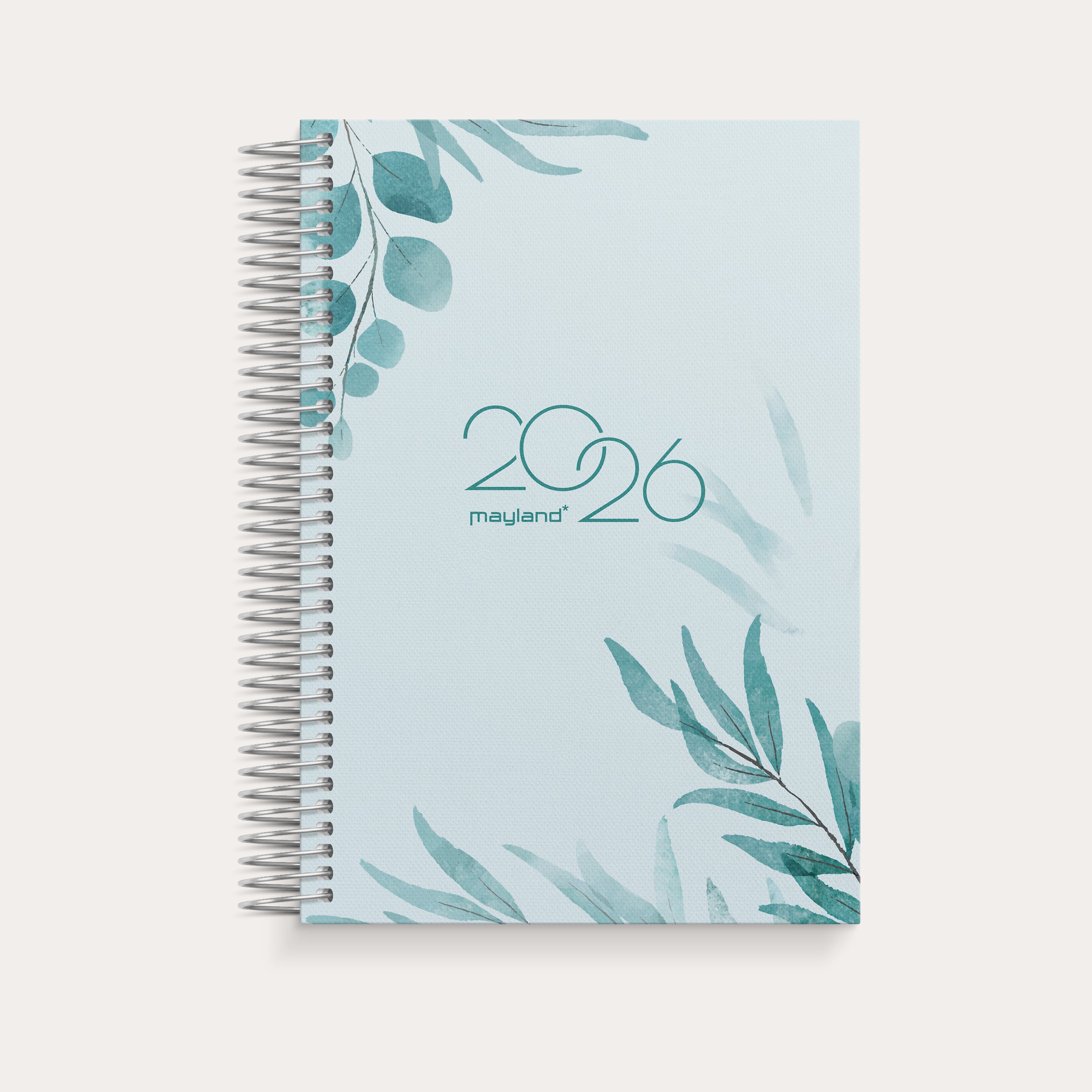 Dagkalender mønstret karton 2026