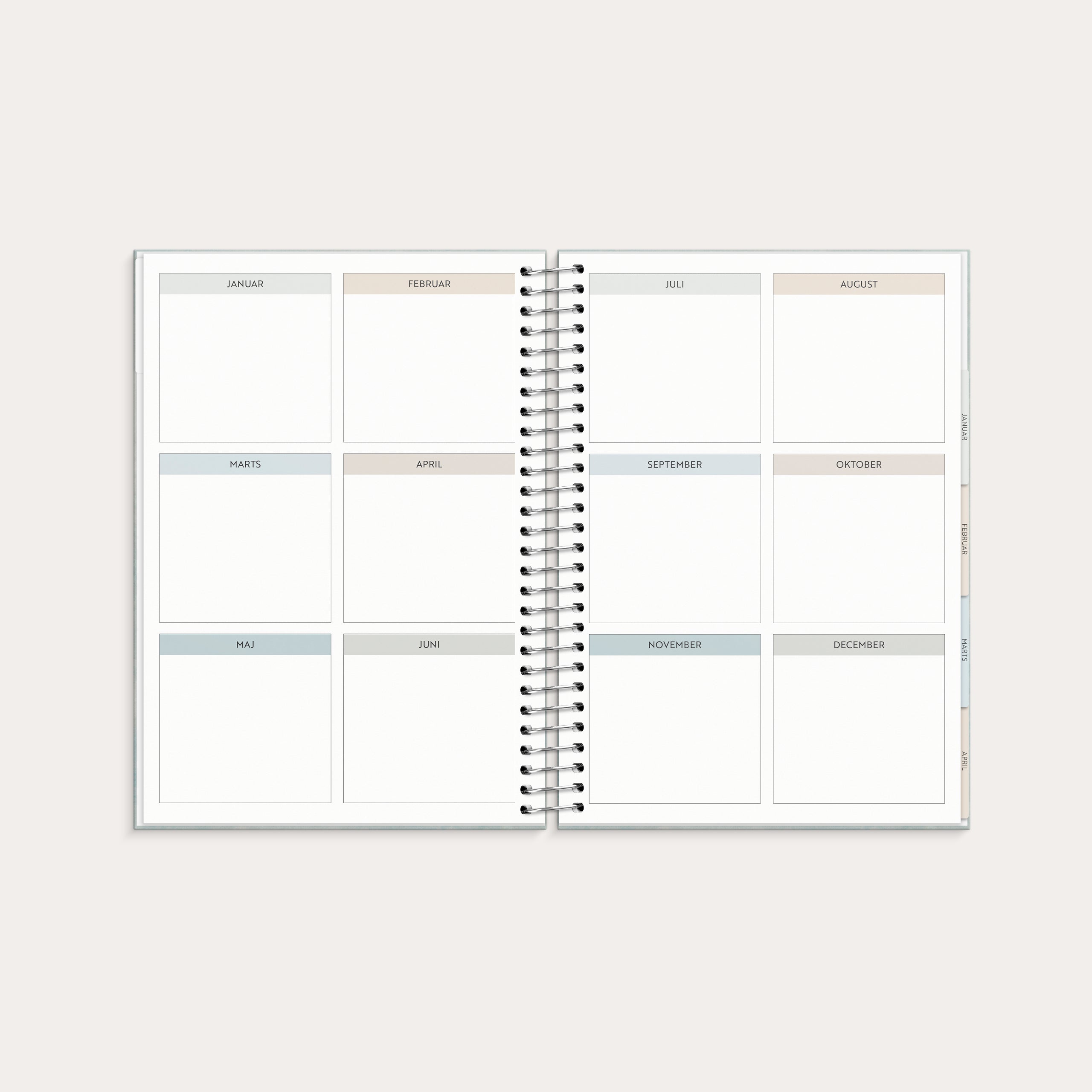 Life Organizer Family Planner ugekalender 2026