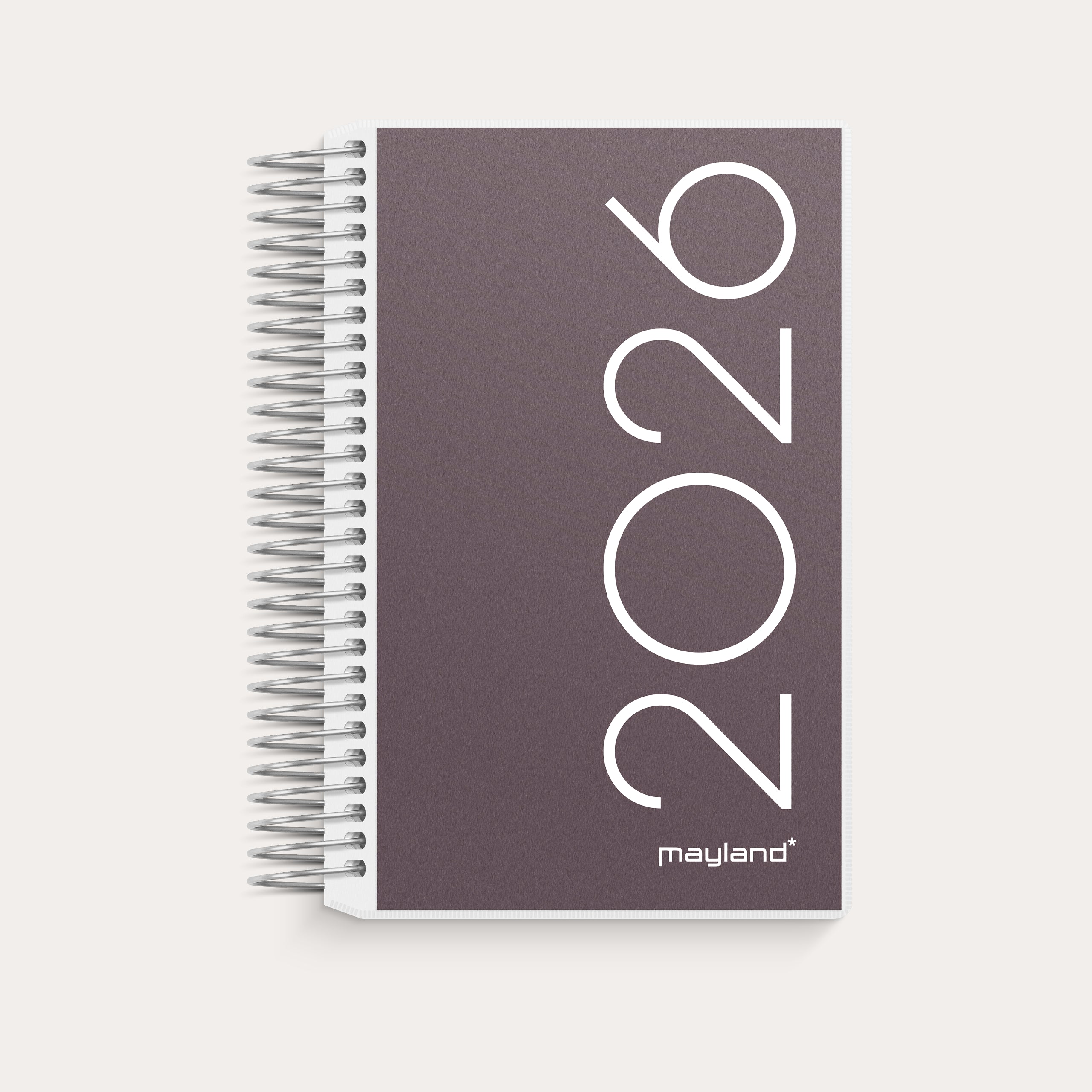 Mini dagkalender m/4 illu. PP-plast 2026