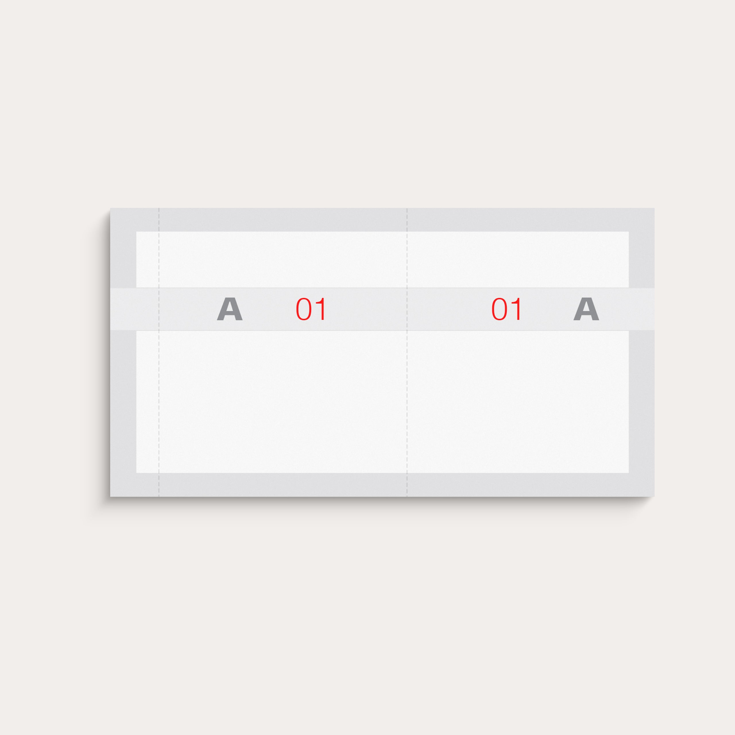 Kuponbøger 10 stk. 5 ass. farver