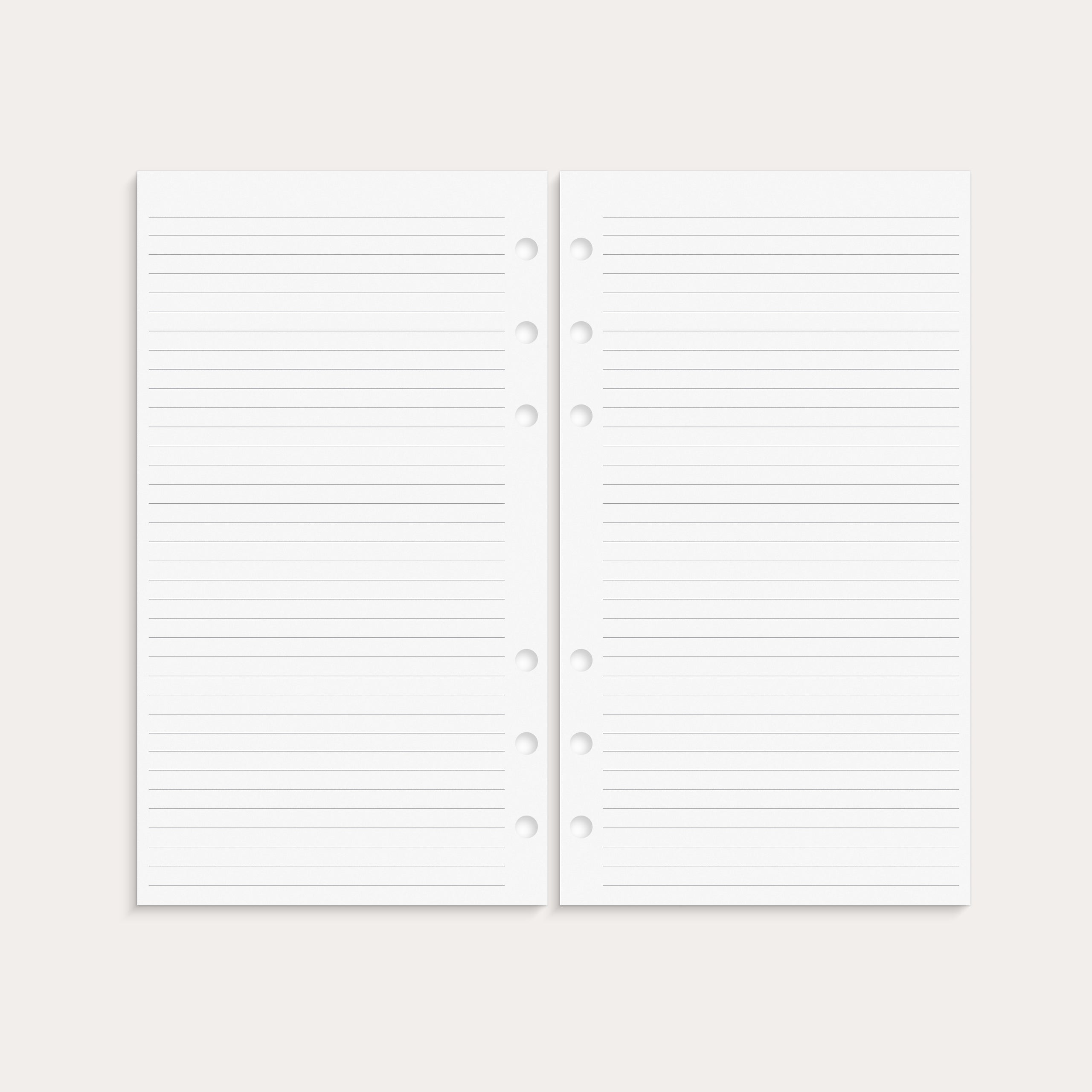 System PP linjerede blade 32 stk.