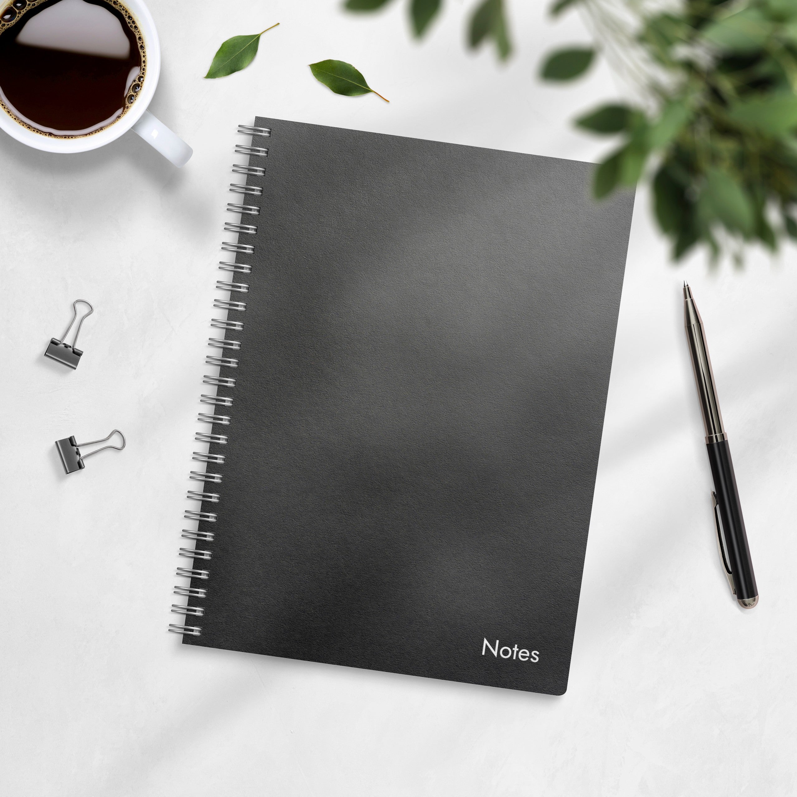 Notesbog A5 refill sort