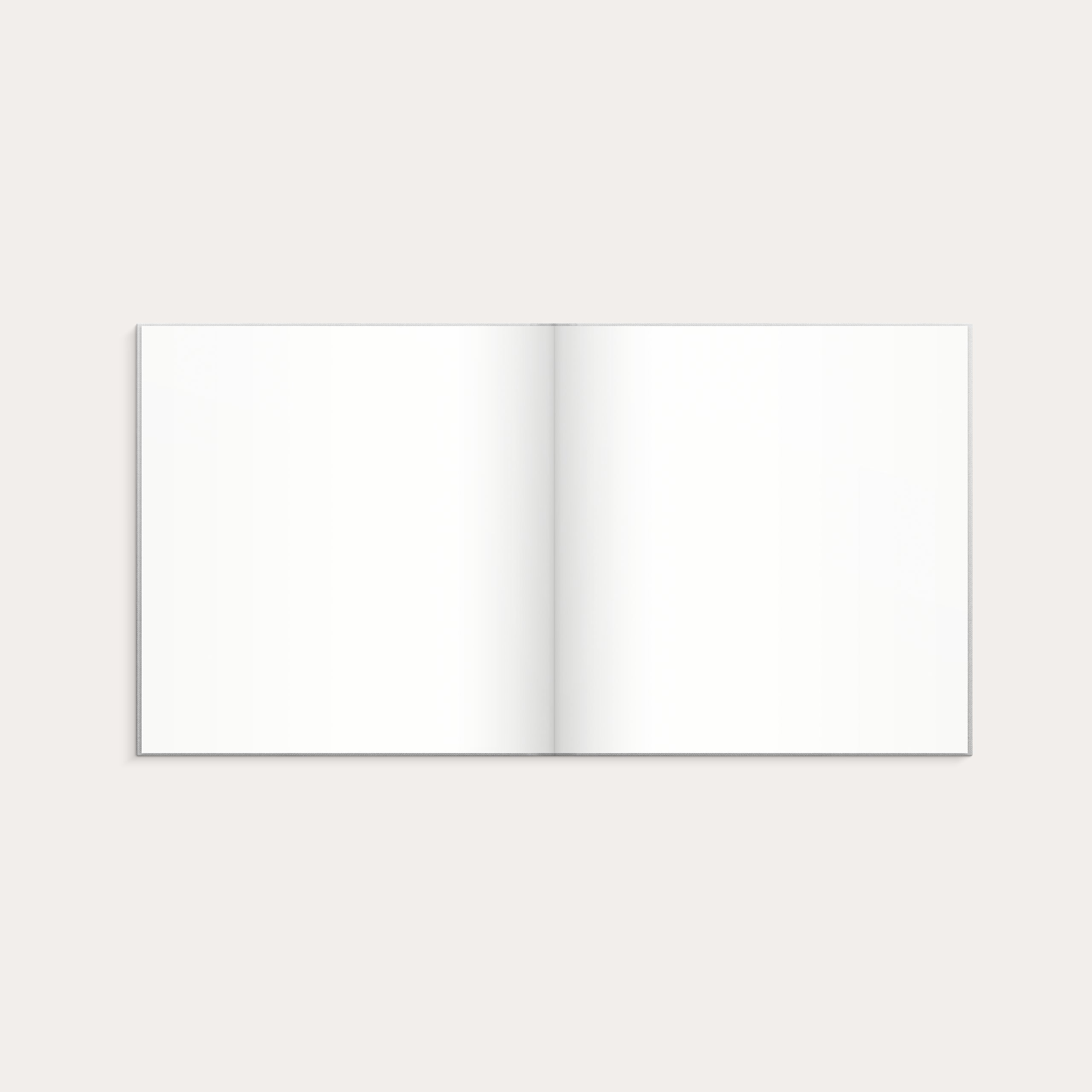 Guest Book tekstilpræg 180x180 mm grå