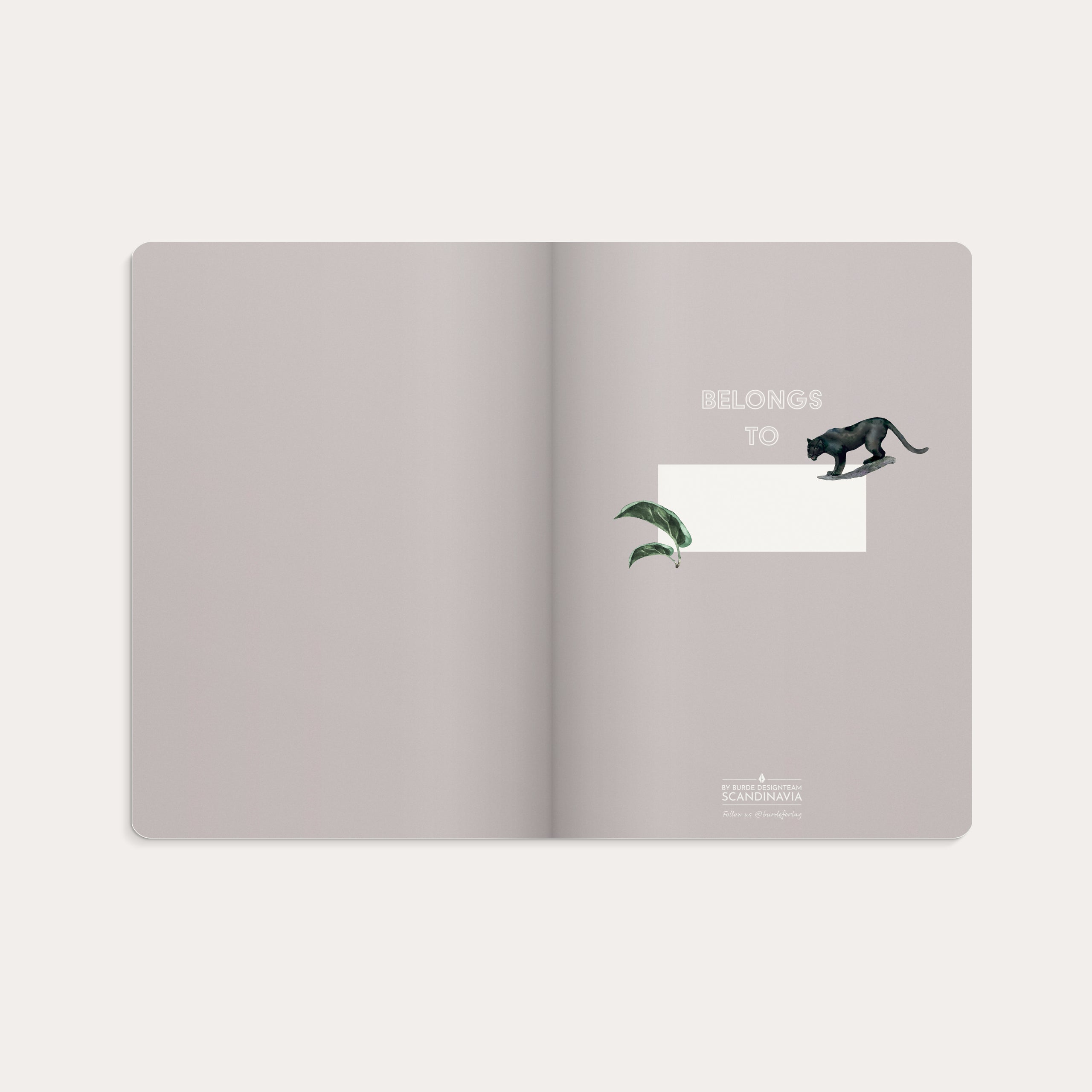 Notebook Deluxe A5 panther