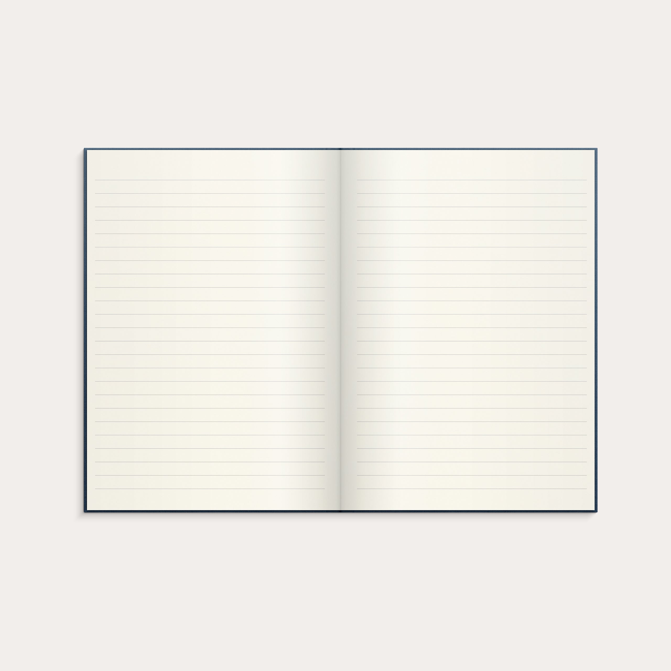 Notebook Textile dark blue lined A5