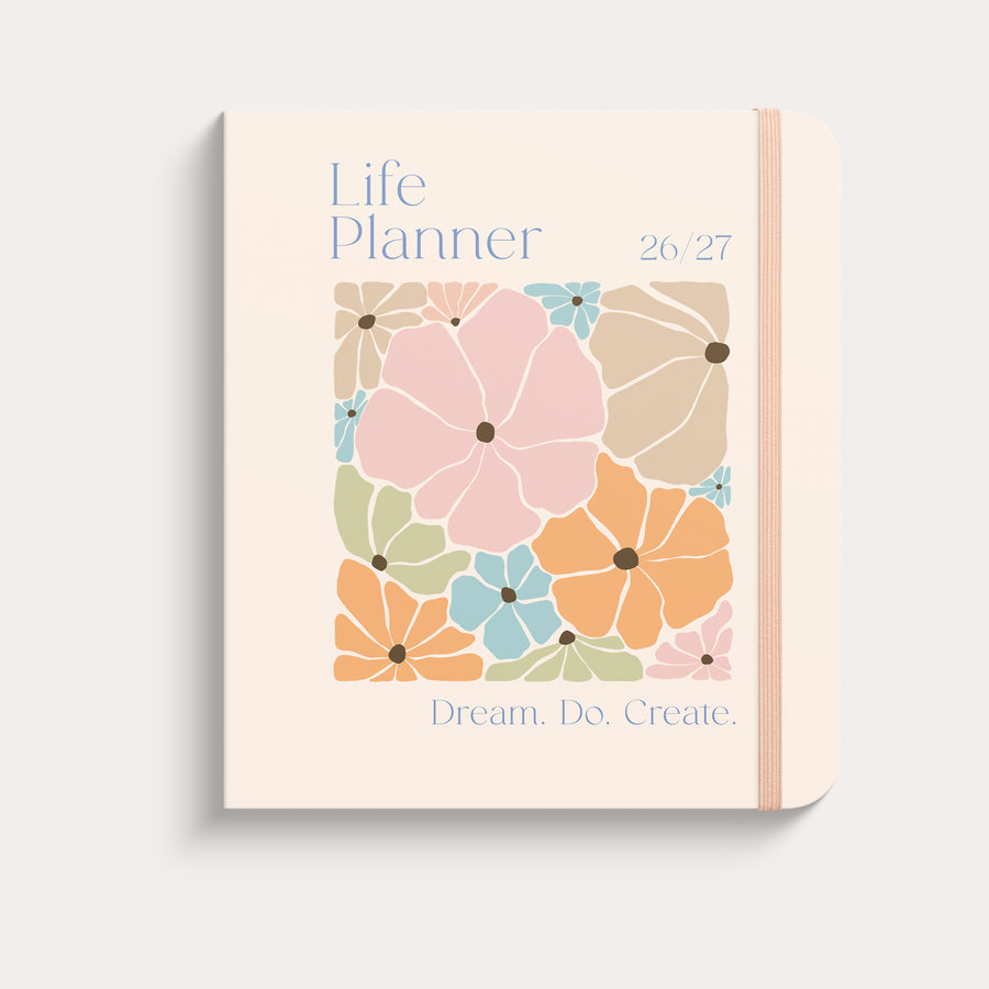 Life Planner Pastel flowers