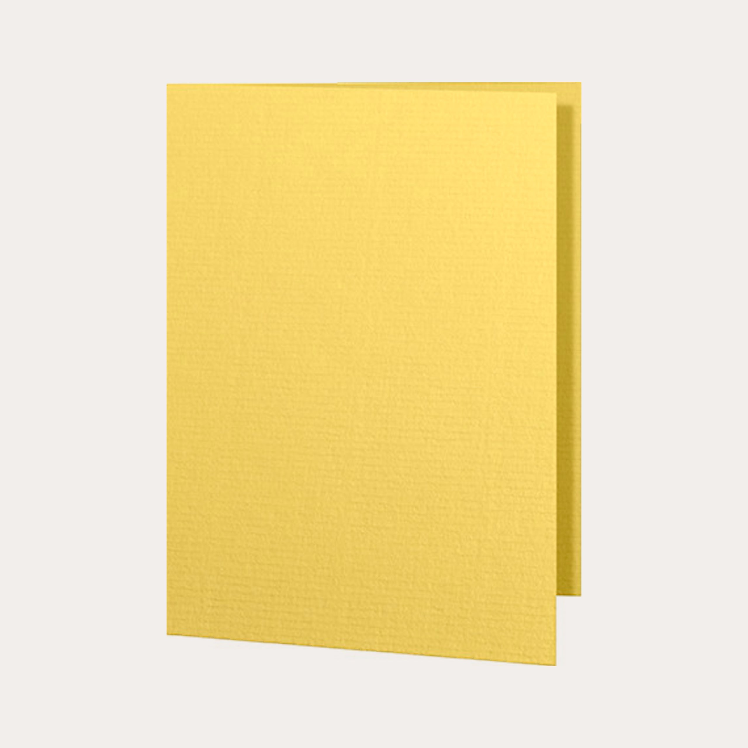 A6 Cards Double Portrait 5-pack Yellow
