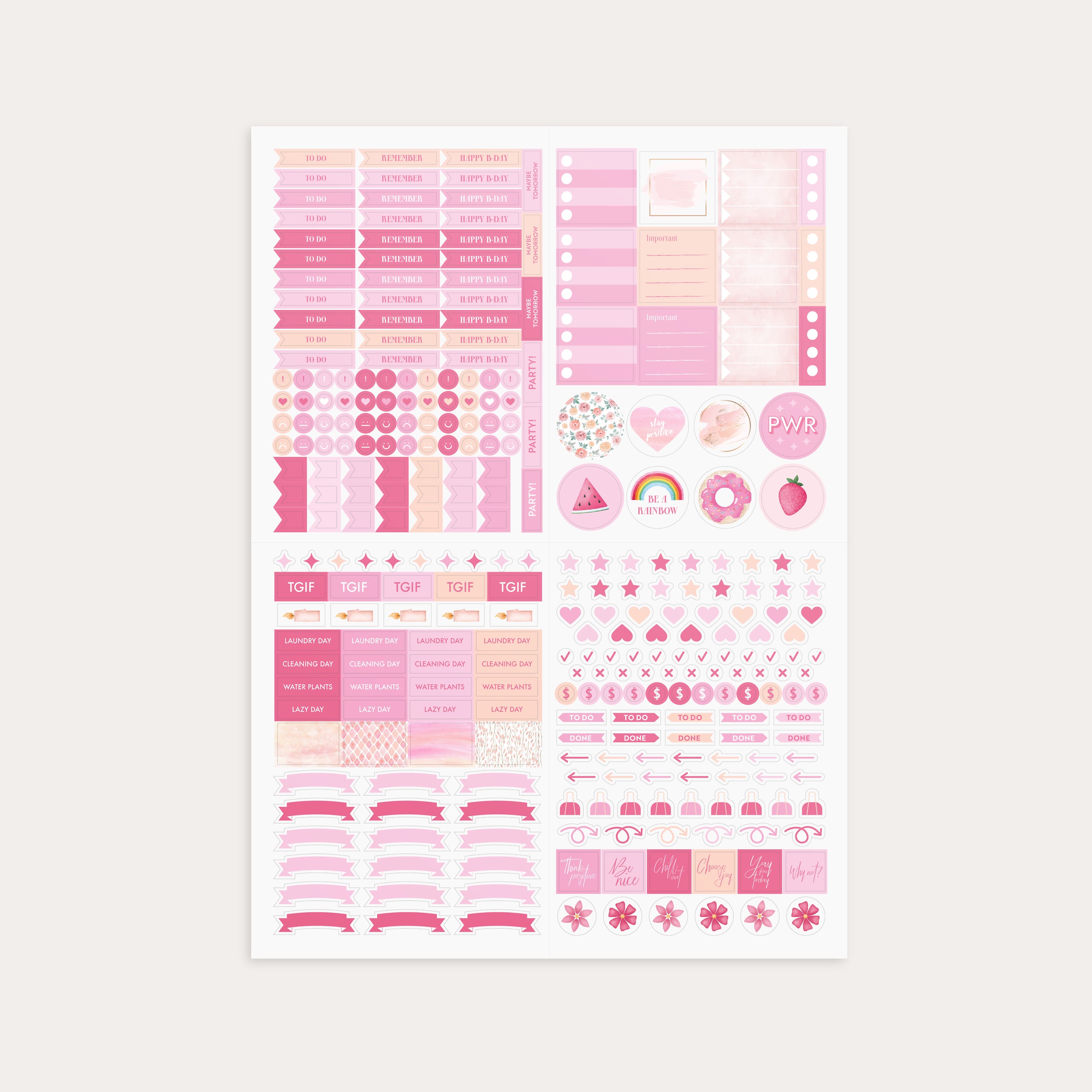 That Pink Life Stickers