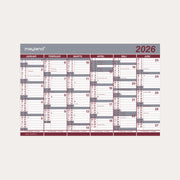 Kontorkalender Dobbelt halvårskalender 2026