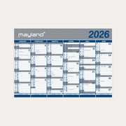 Kæmpekalender 2x6 mdr. papir 2026 (i paprør)