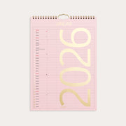 Familiekalender Color lille 2026