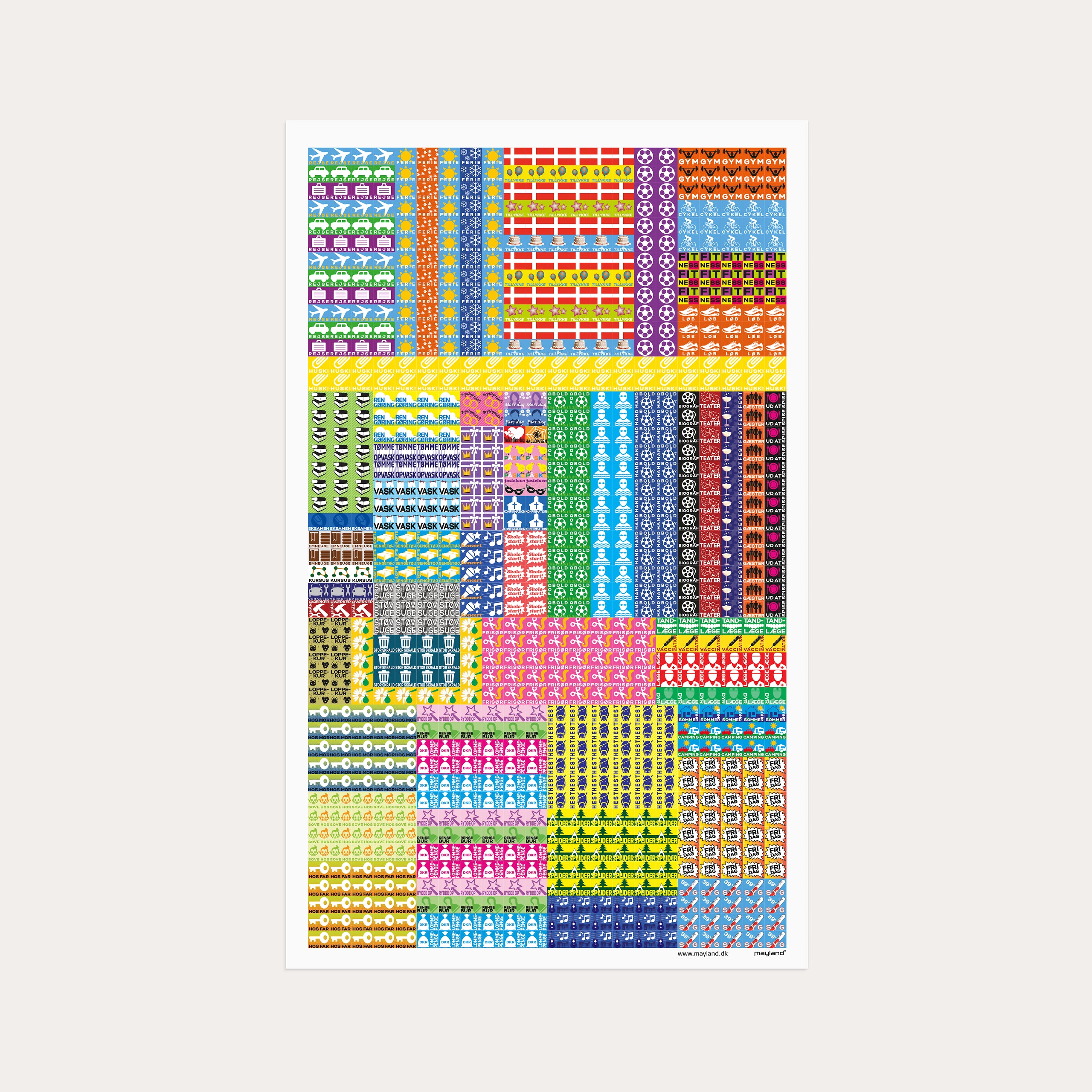 Familiekalender Otto Dickmeiss & Lilja Scherfig 4 kol. 2026