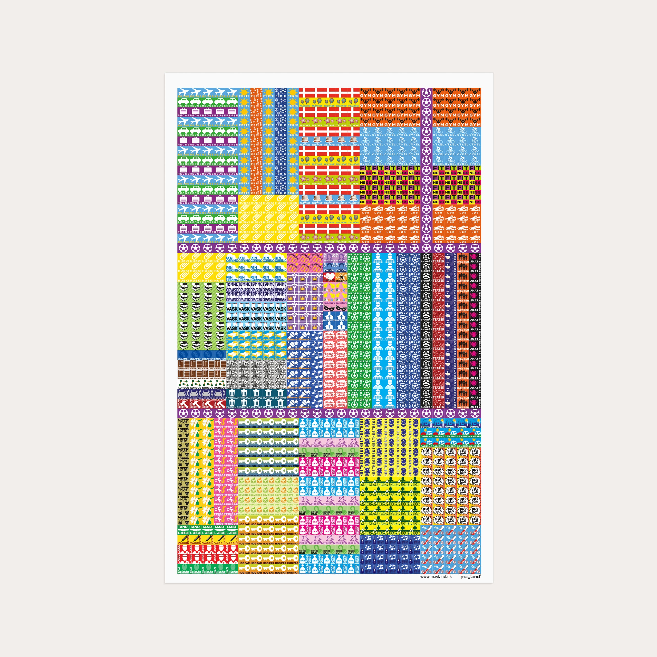 Familiekalender Otto Dickmeiss & Lilja Scherfig 5 kol. 2026