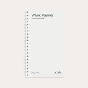 Week Planner International tværformat REFILL 2026