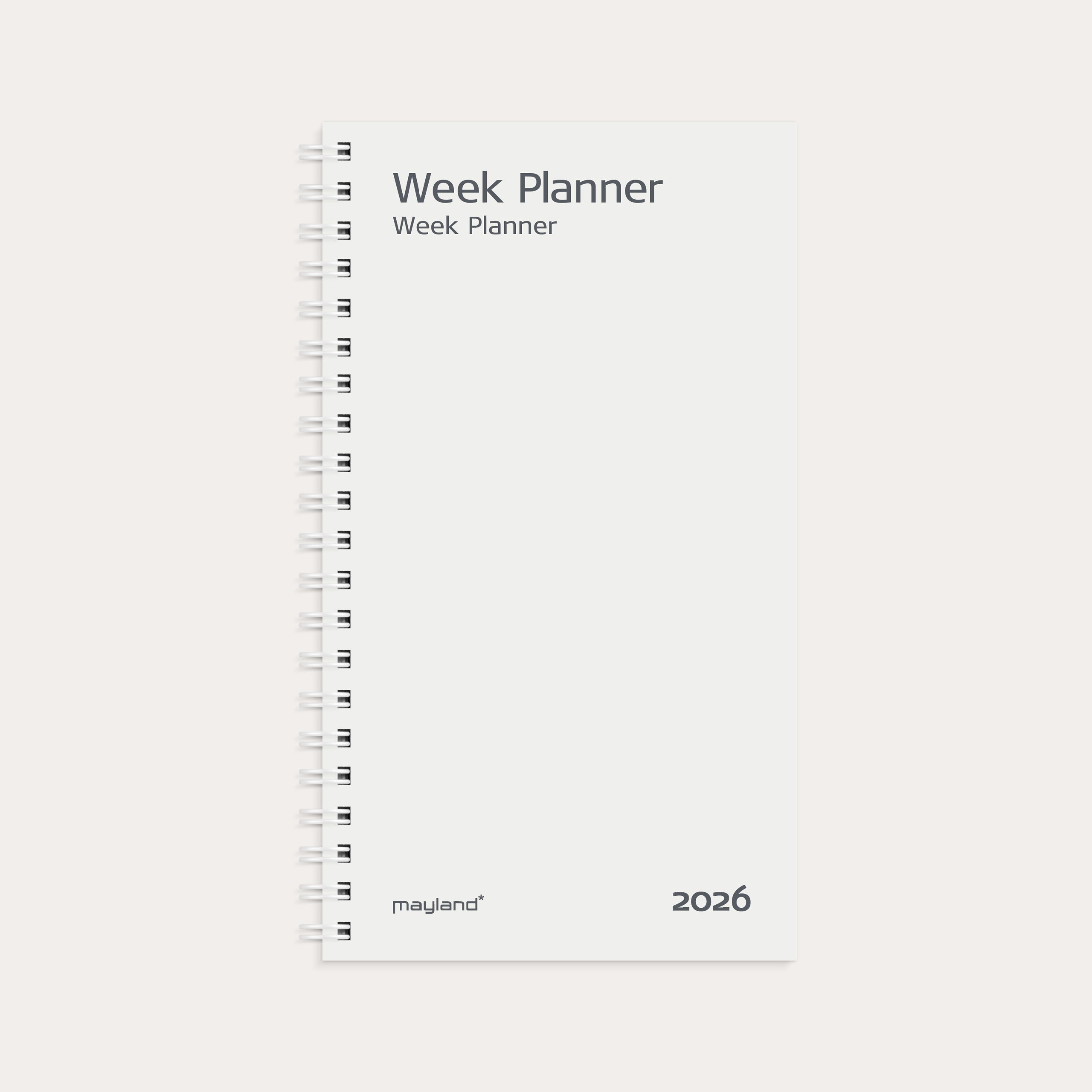 Week Planner højformat REFILL 2026