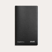 Basic månedskalender sort PP-plast 2026