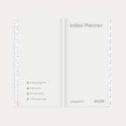Index Planner månedskalender REFILL + tlf.reg. 2026