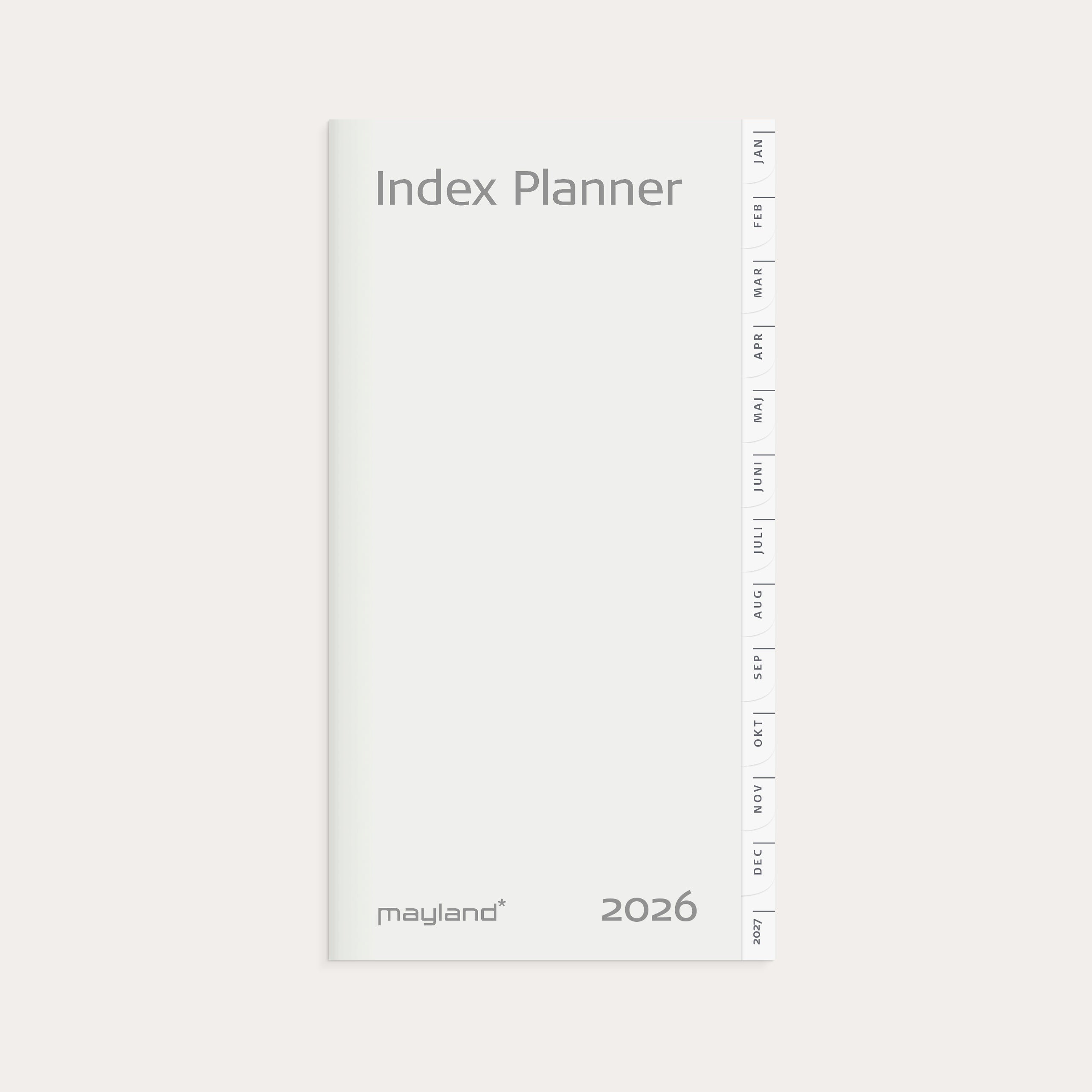 Index Planner månedskalender REFILL 2026