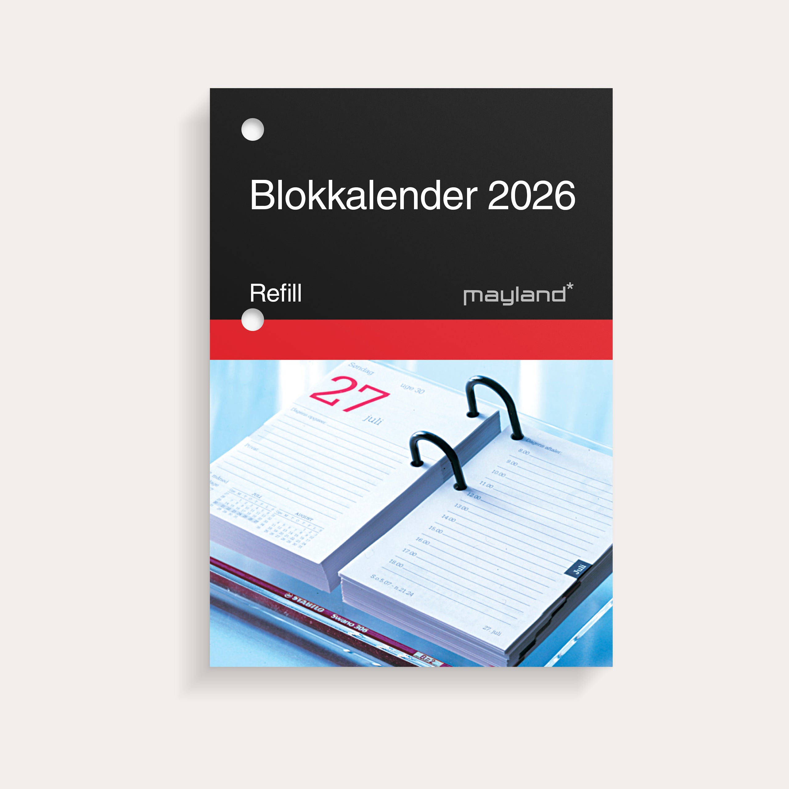 Blokkalender REFILL 2026