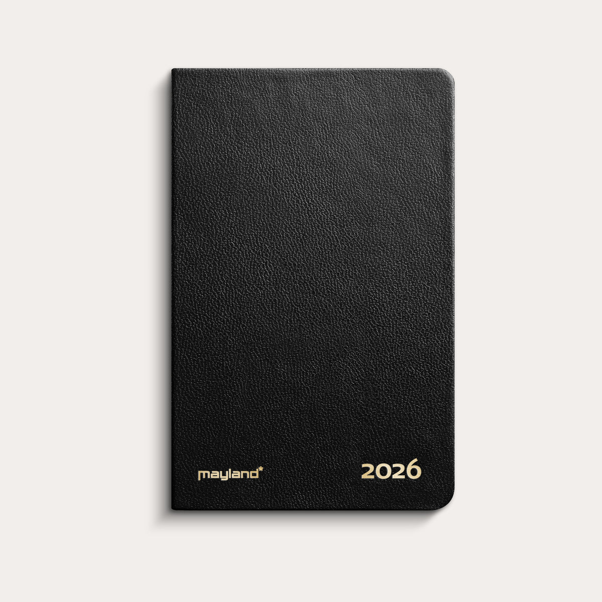 Lommekalender uge sort kunstskind indbundet 2026