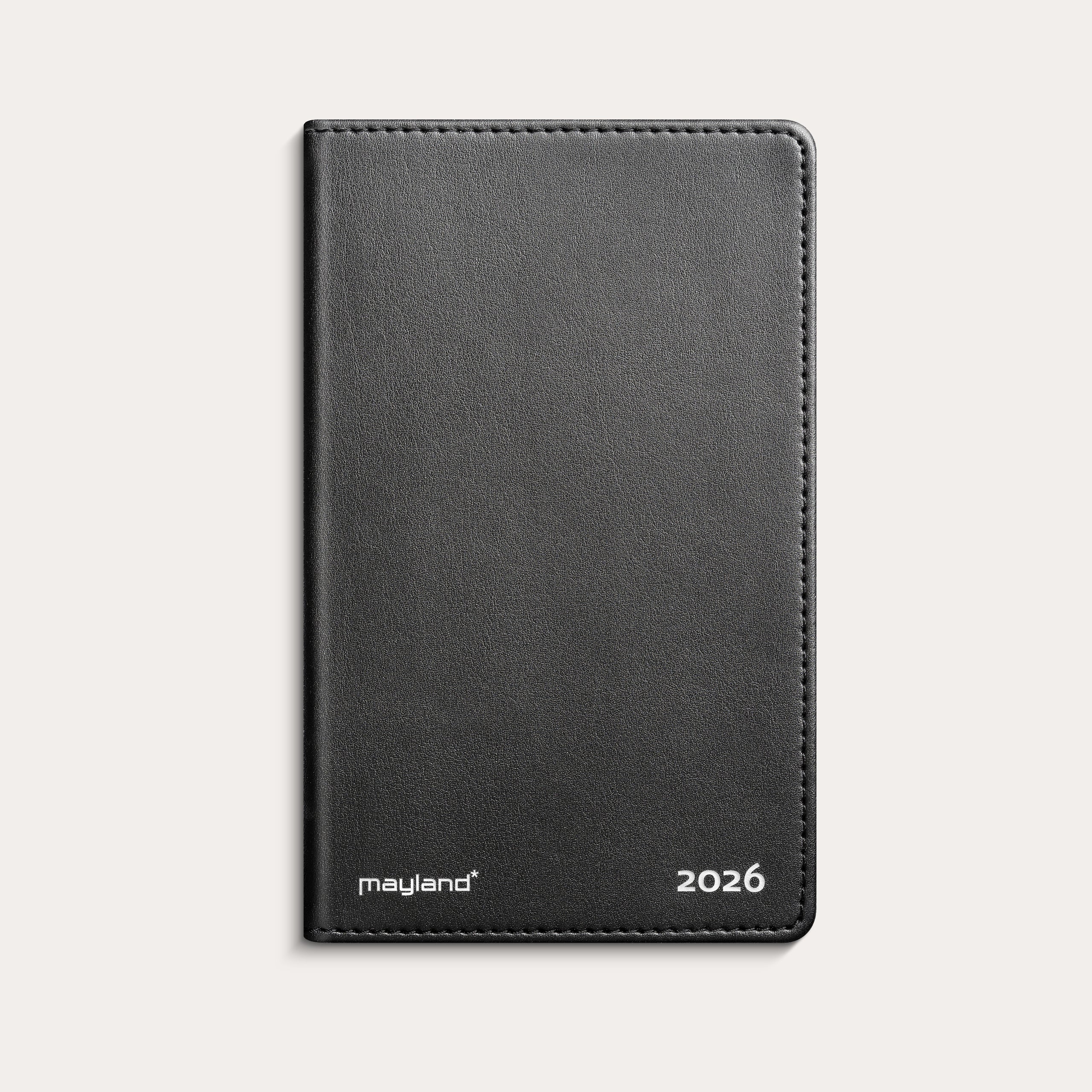 Noteringskalender 2 dage sort kunstskind 2026