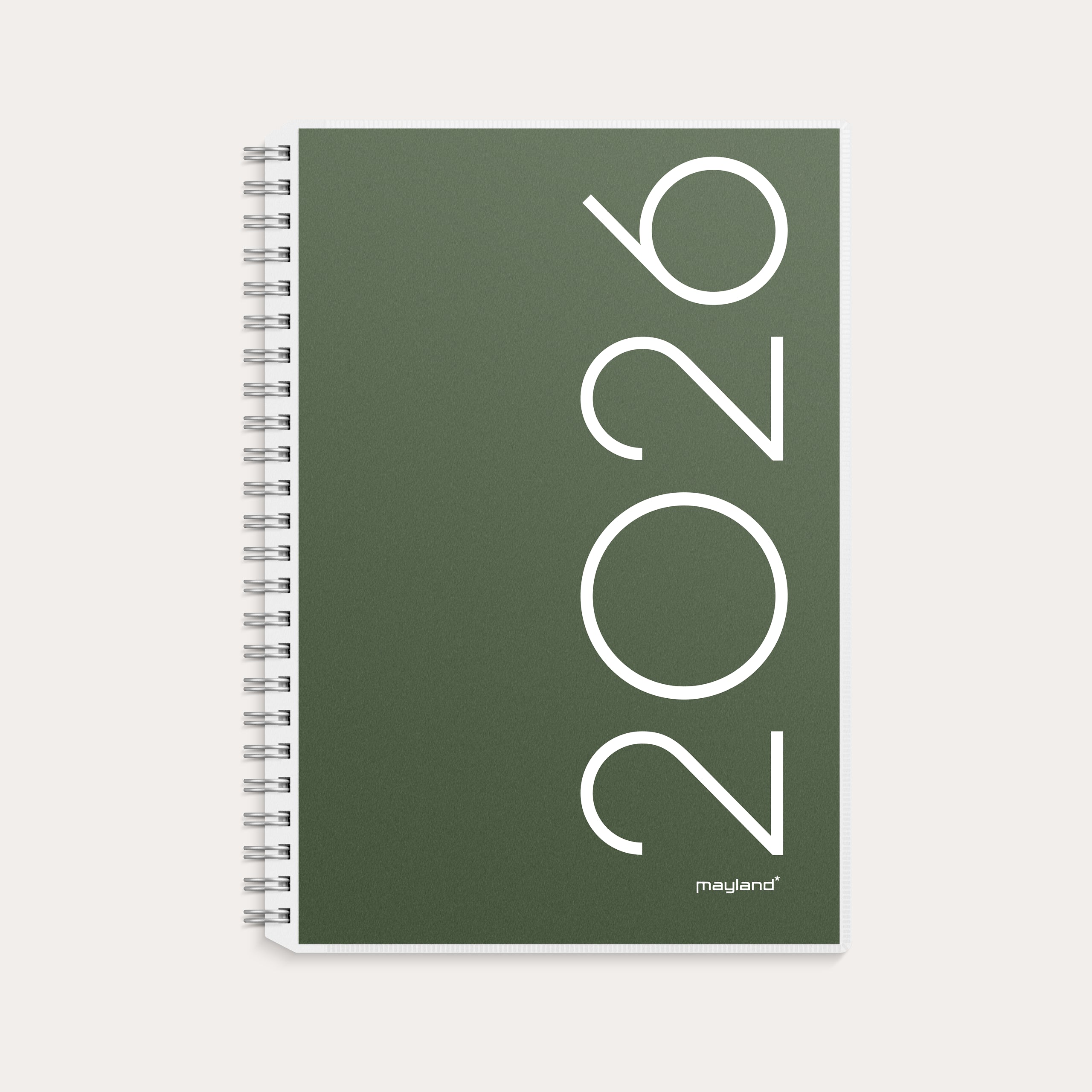 A5 ugekalender højformat m/4 illu. PP-plast 2026