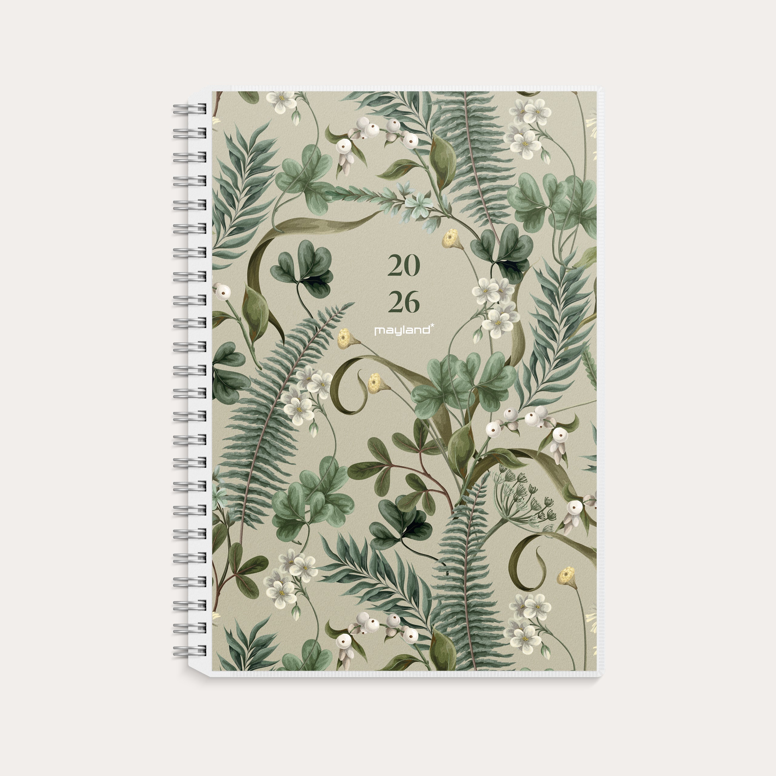 A5 ugekalender højformat m/4 illu. PP-plast 2026