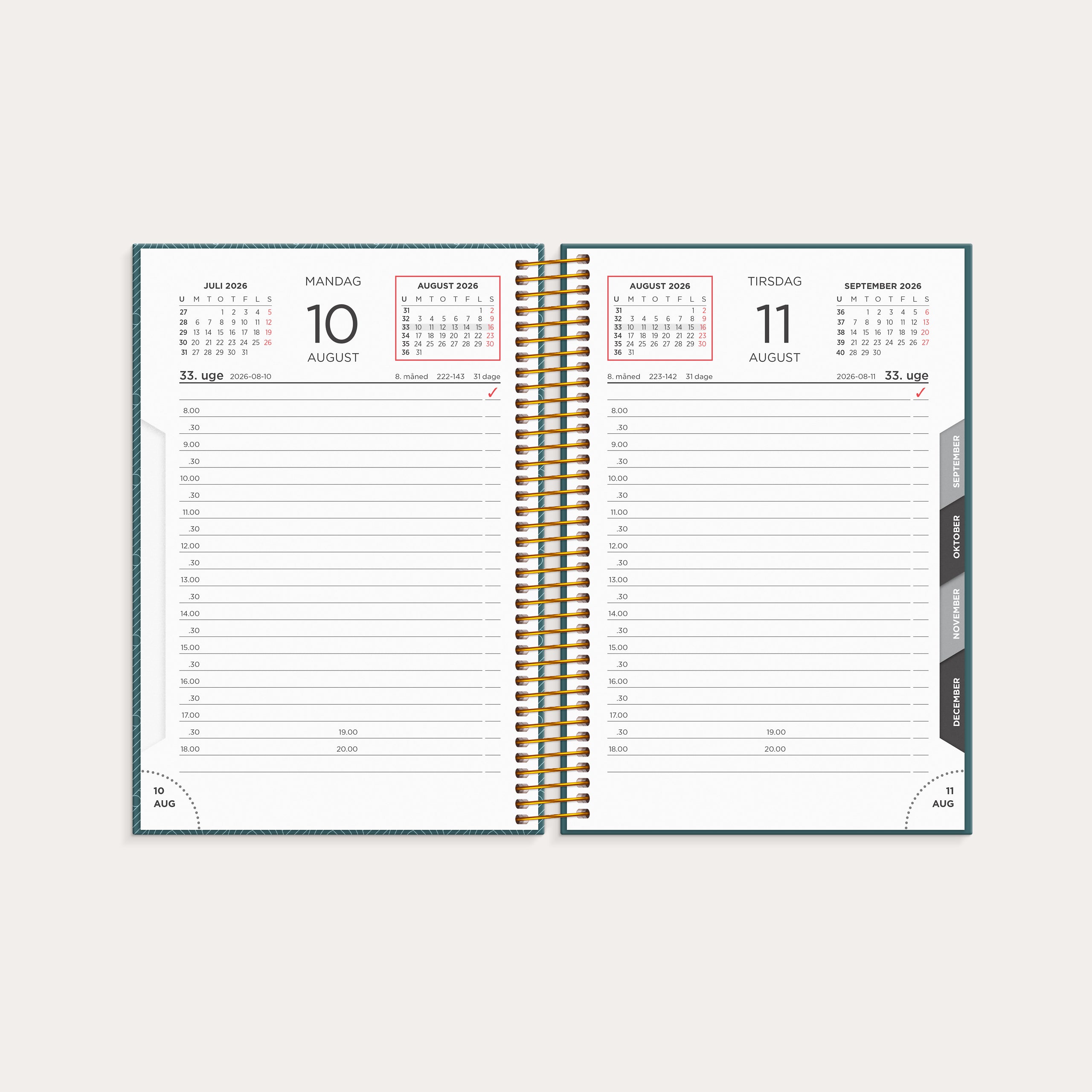 Dagkalender trend soft touch 2026