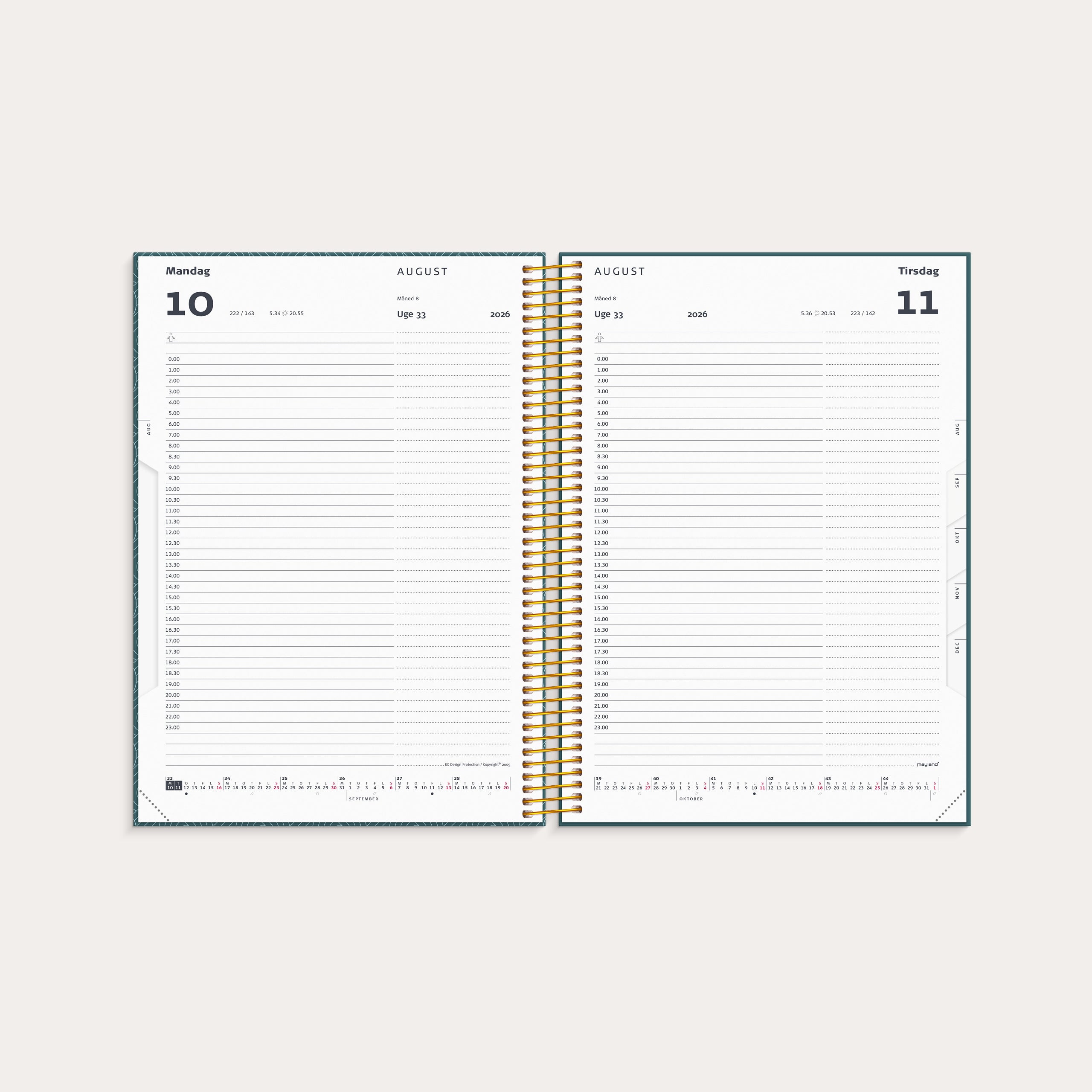 Timekalender trend soft touch 2026