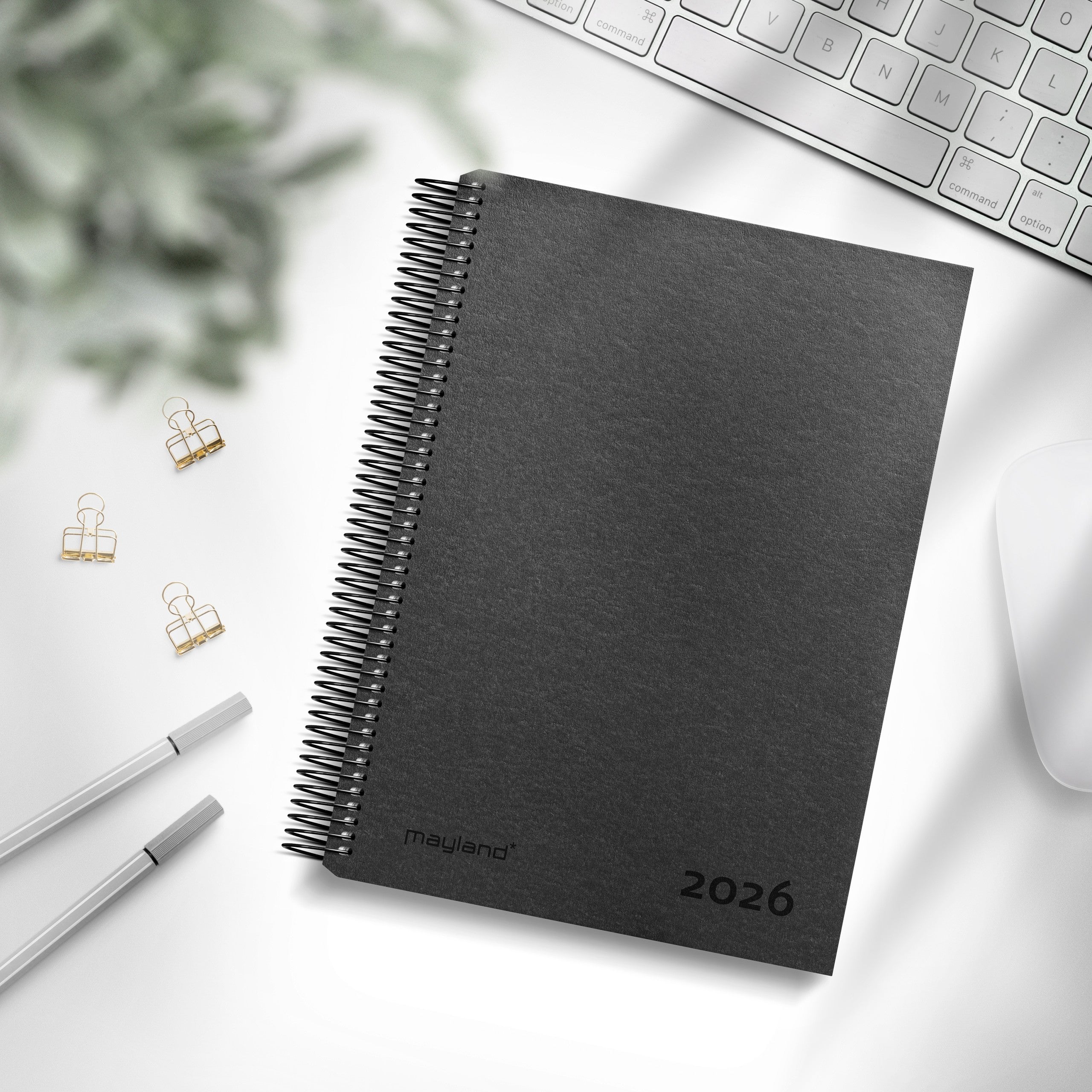 Timekalender matsort genbrugskarton 2026