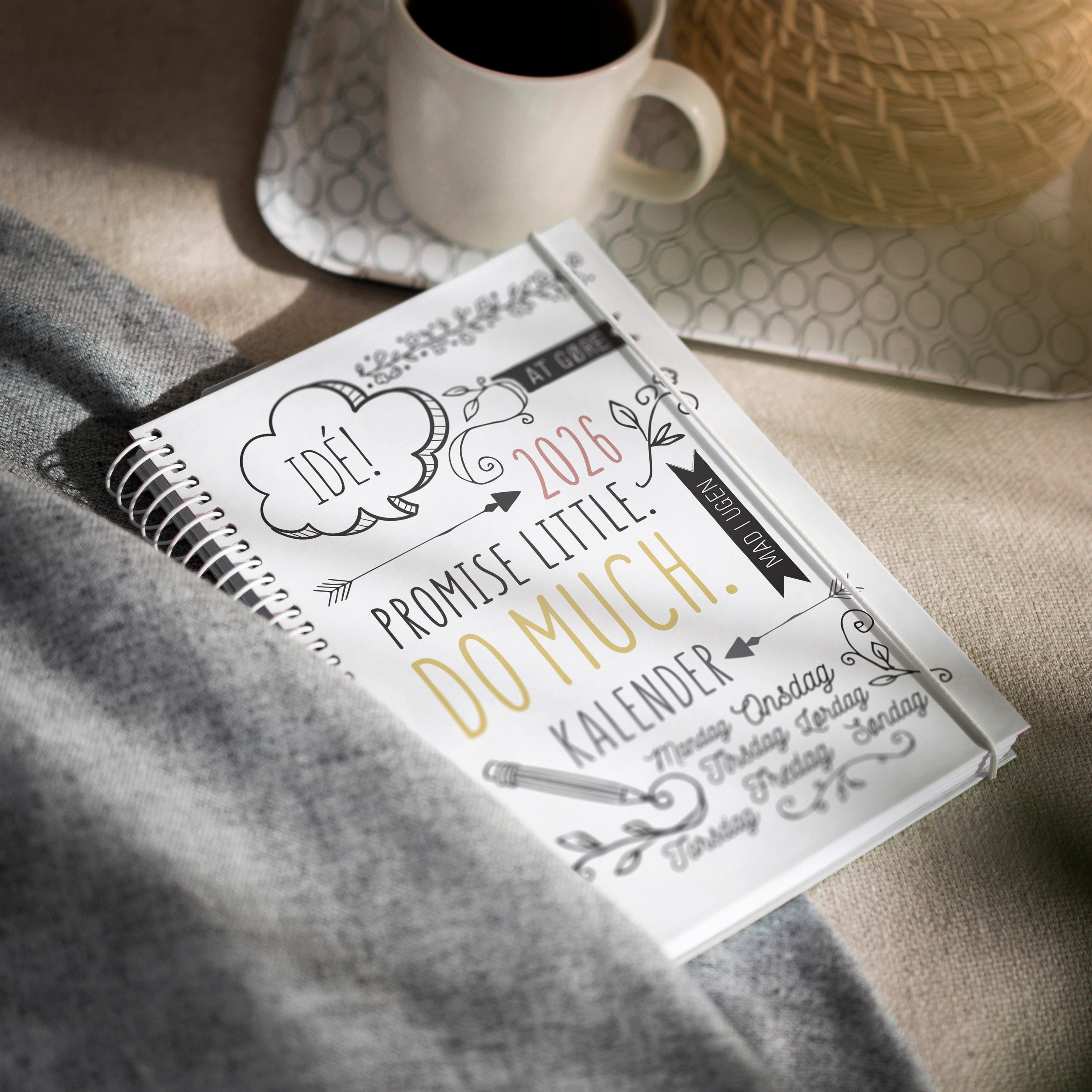 Doodle I A5 ugekalender 2026