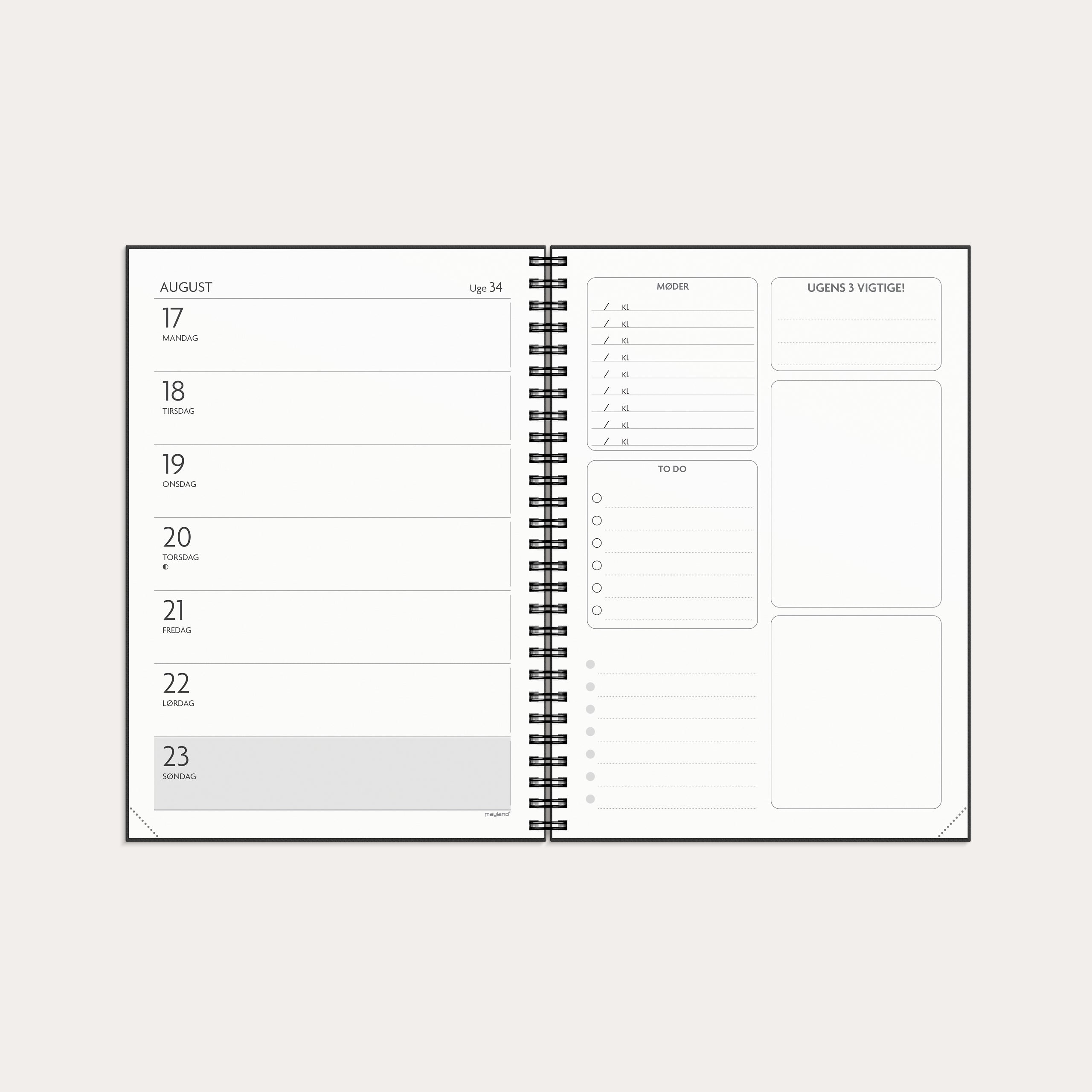 Få det gjort A5 ugekalender 2026