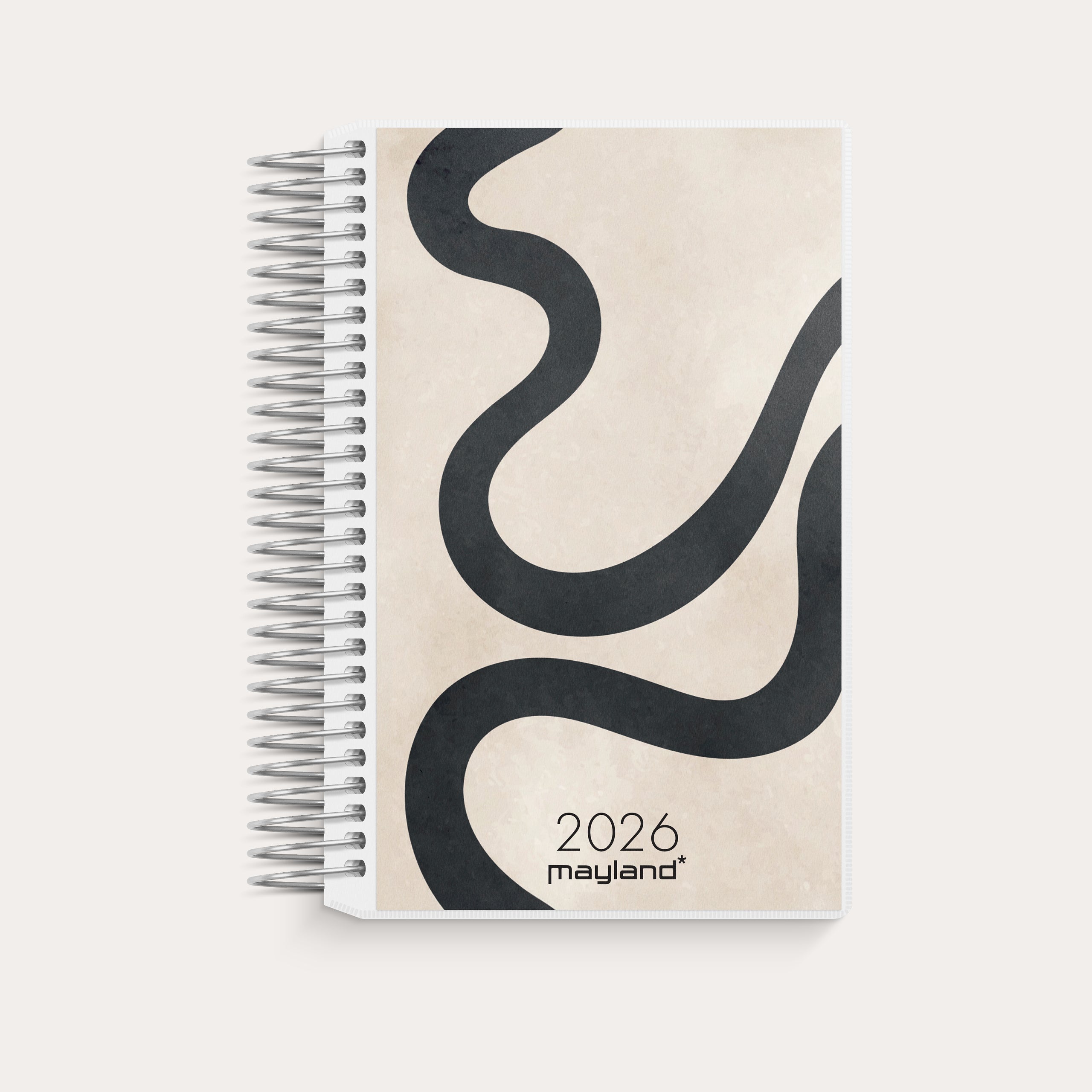 Mini dagkalender m/4 illu. PP-plast 2026