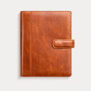 System Mini ugekalender tværformat brun skind 2026