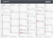 Kontorkalender Moderne A4 2027