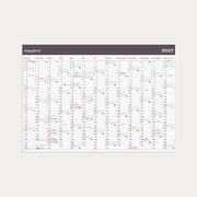 Kæmpekalender Moderne 1x13 mdr. papir rør 2027