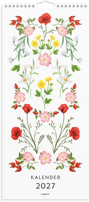 Vægkalender Blomster 2027