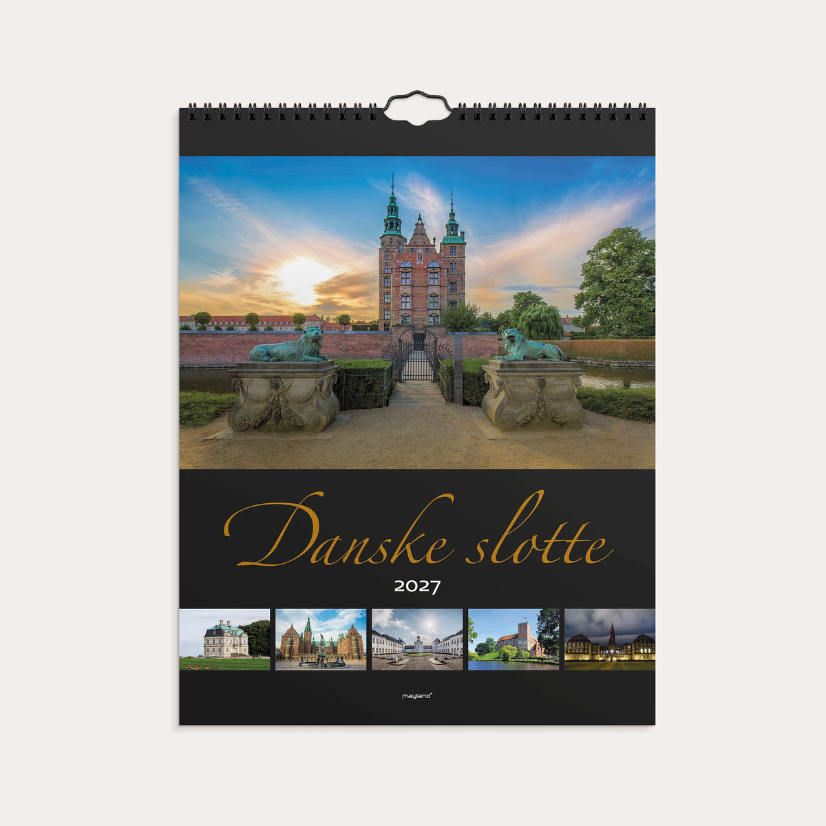 Vægkalender Danske slotte 2027