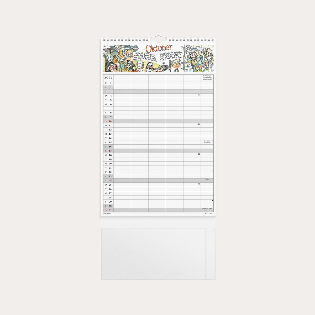Familiekalender Otto Dickmeiss & Lilja Scherfig 5 kol. 2027