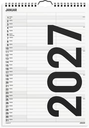 Familiekalender Black and white 2 kol. 2027