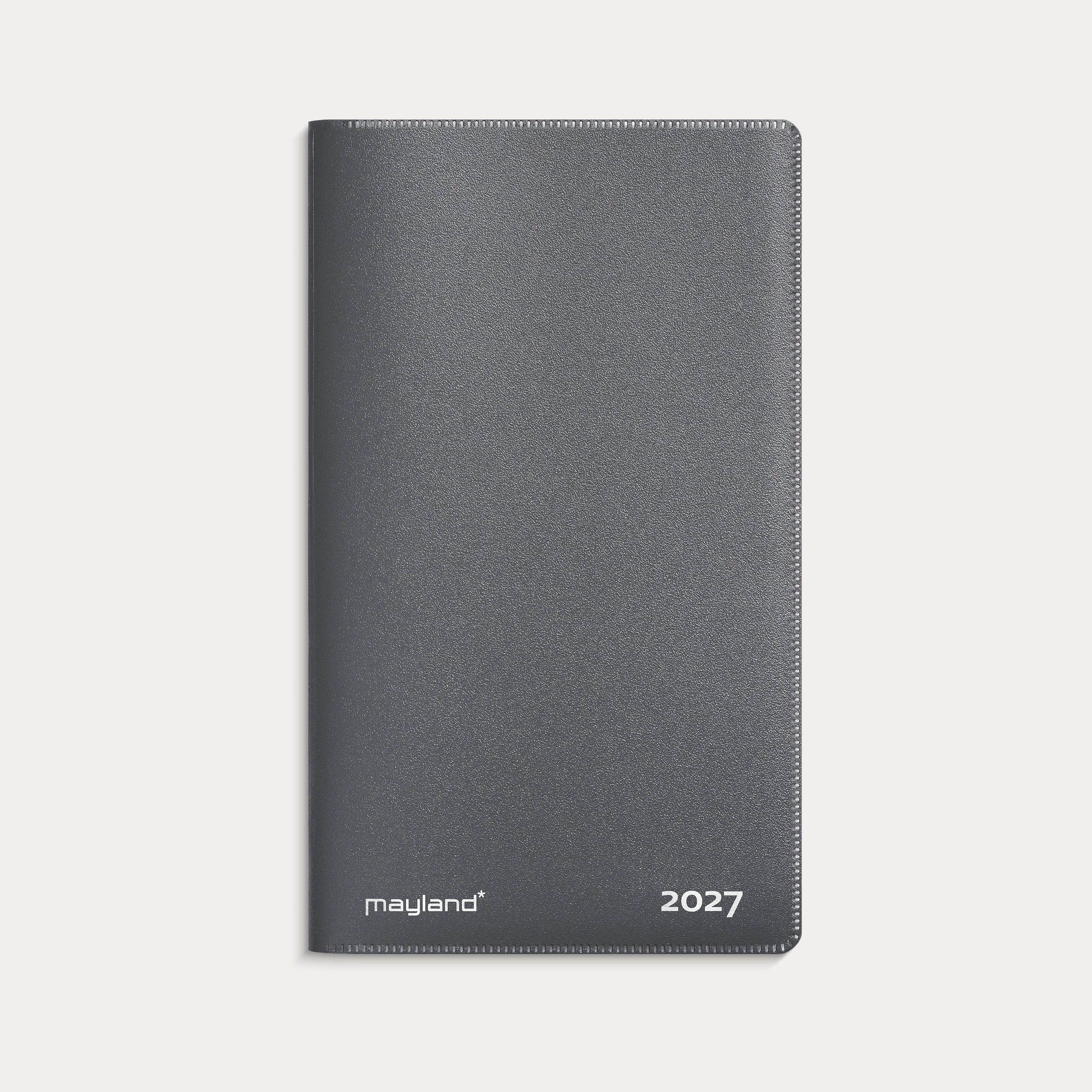 Index Planner mini mørkegrå PP-plast 2027