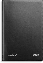 Mini Planner ugekalender sort vinyl 2027