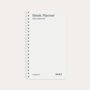 Week Planner International tværformat REFILL 2027