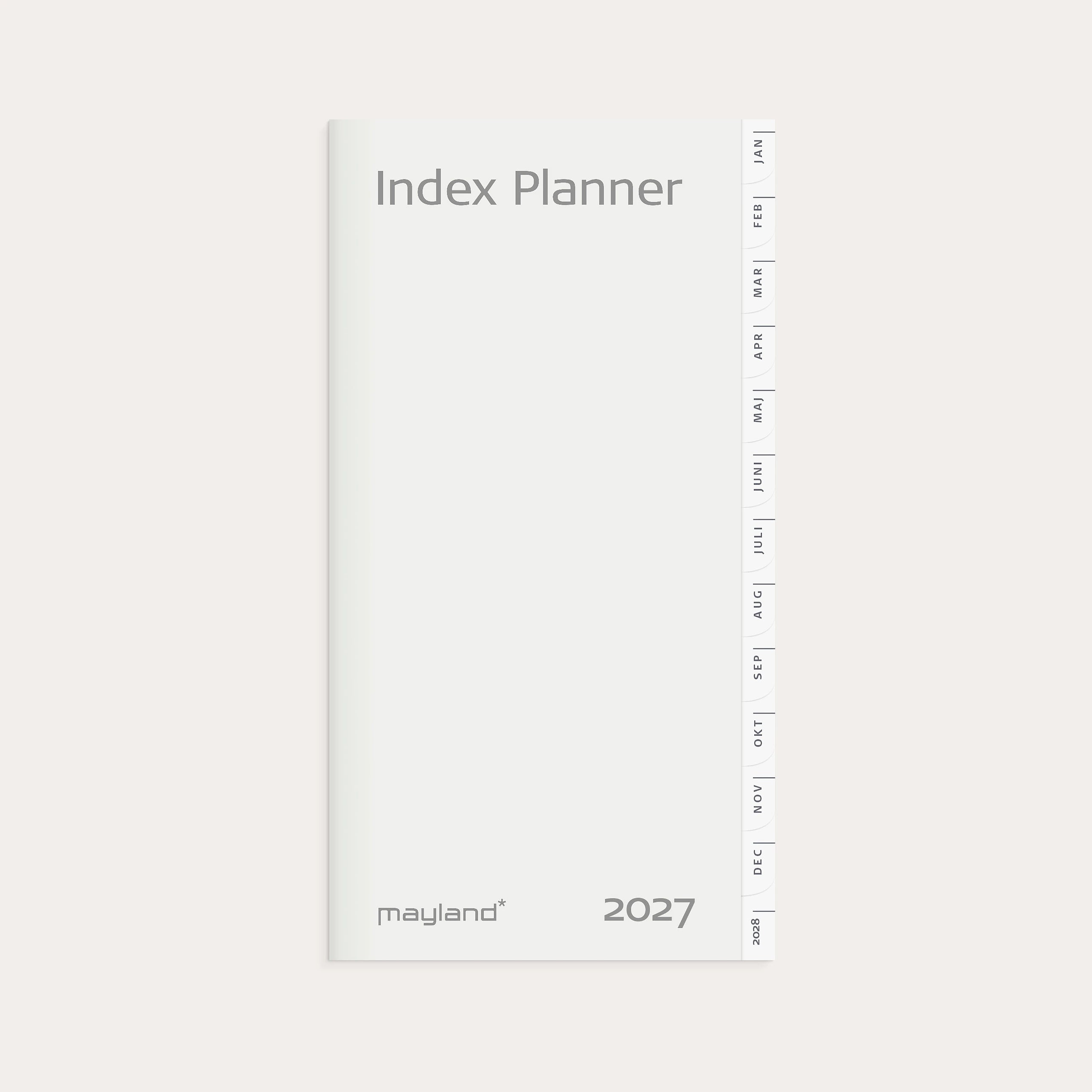 Index Planner månedskalender REFILL 2027