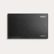 Mini bordkalender sort vinyl 2027