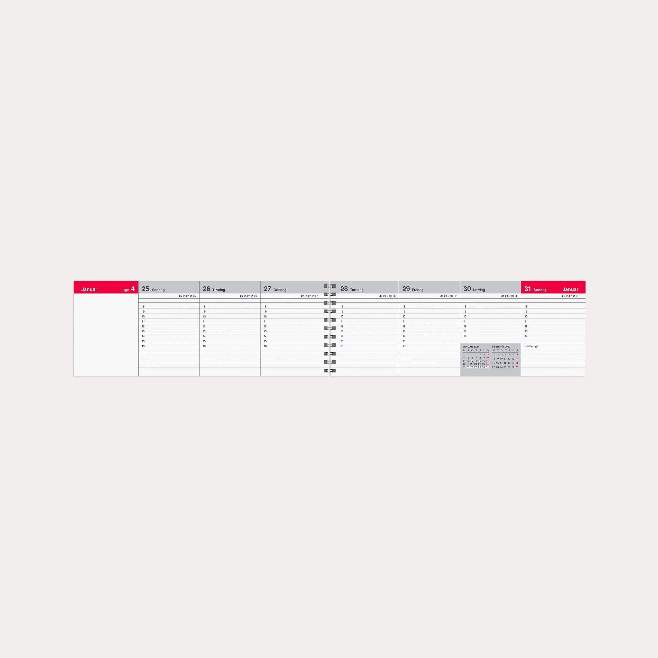 Uge-bordkalender 2027