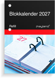 Blokkalender REFILL 2027